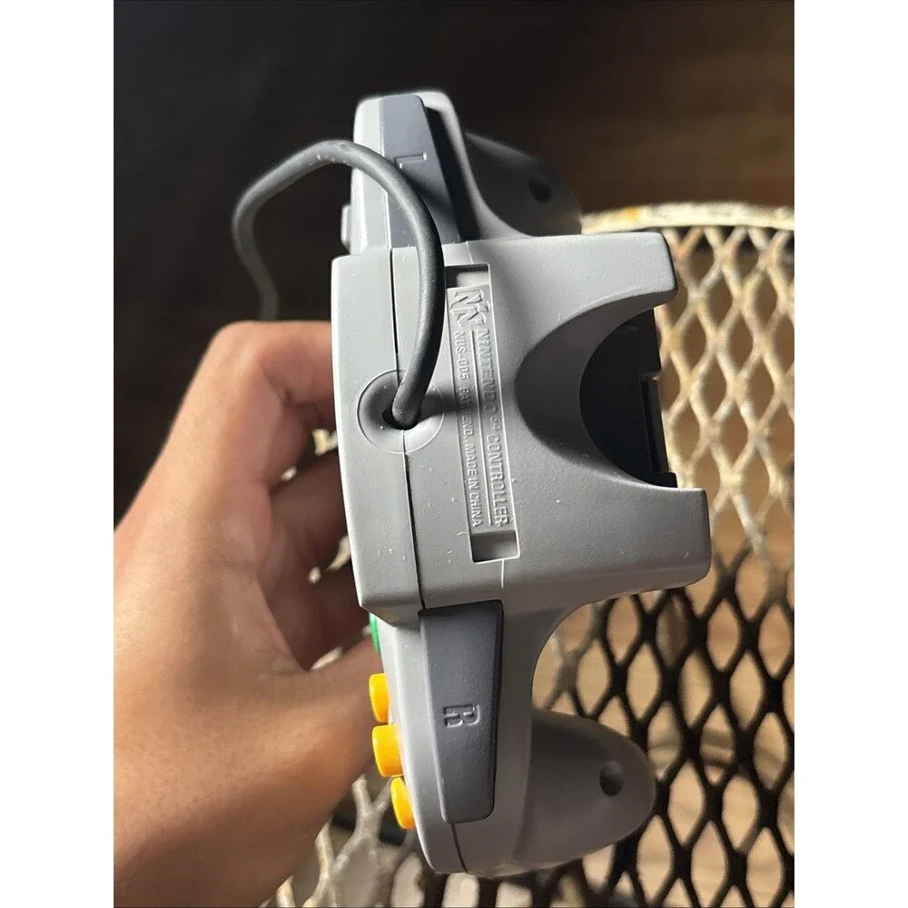 Nintendo 64 N64 Controller OEM Original Gray Tight Stick